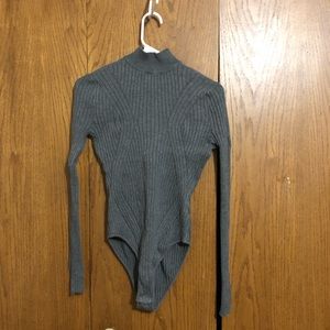 Mock neck body suit